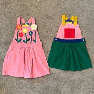 Mini Boden pinafore dresses